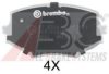 A.B.S. 36889S Brake Pad Set, disc brake